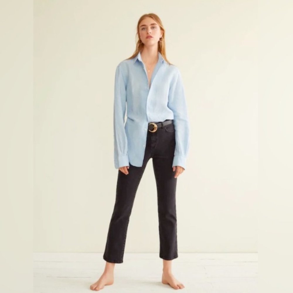 🔥Sales - MANGO MNG STRAIGHT CROPPED JANDRI JEANS - Size 4